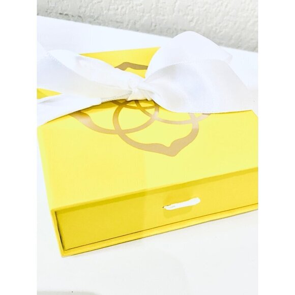 Kendra Scott Stan Drusy Bracelet Gold Multi Color Drusy Adjustable Rectangle - Picture 4 of 9